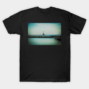 Port Washington Lighthouse - End of Summer T-Shirt